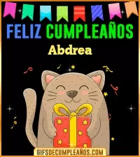 GIF Feliz Cumpleaños Abdrea