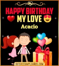 GIF Happy Birthday Love Kiss gif Acacio