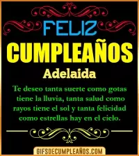 GIF Frases de Cumpleaños Adelaida