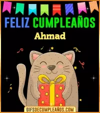 GIF Feliz Cumpleaños Ahmad