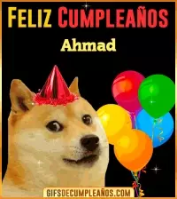 GIF Memes de Cumpleaños Ahmad
