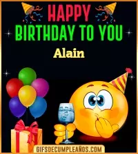GIF GiF Happy Birthday To You Alain
