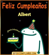 GIF Flork meme Cumpleaños Albert