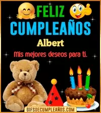 GIF Gif de cumpleaños Albert