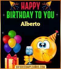 GiF Happy Birthday To You Alberto