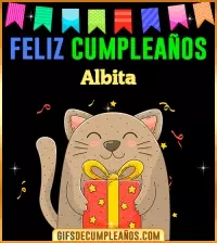 GIF Feliz Cumpleaños Albita