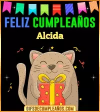 GIF Feliz Cumpleaños Alcida