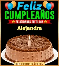 GIF Felicidades en tu día Alejandra