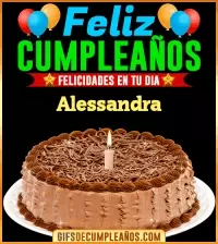 GIF Felicidades en tu día Alessandra