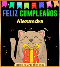 GIF Feliz Cumpleaños Alexandra