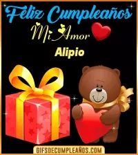 GIF Gif de Feliz cumpleaños mi AMOR Alipio