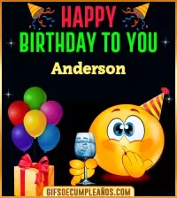 GIF GiF Happy Birthday To You Anderson