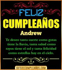 GIF Frases de Cumpleaños Andrew