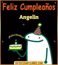 GIF Flork meme Cumpleaños Angelin