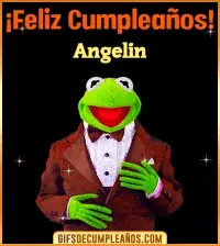 GIF Meme feliz cumpleaños Angelin