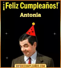 GIF Feliz Cumpleaños Meme Antonia