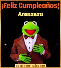 GIF Meme feliz cumpleaños Aranzazu