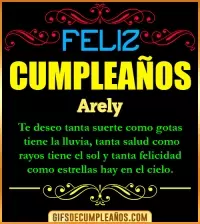 GIF Frases de Cumpleaños Arely