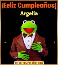 GIF Meme feliz cumpleaños Argelia