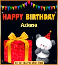 GIF Happy Birthday Ariana