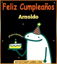 GIF Flork meme Cumpleaños Arnoldo