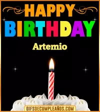 GIF GiF Happy Birthday Artemio