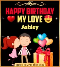GIF Happy Birthday Love Kiss gif Ashley