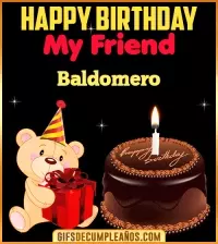 GIF Happy Birthday My Friend Baldomero