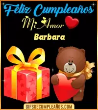 GIF Gif de Feliz cumpleaños mi AMOR Barbara