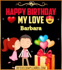 GIF Happy Birthday Love Kiss gif Barbara