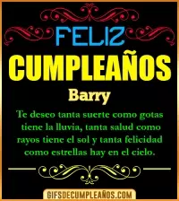 GIF Frases de Cumpleaños Barry
