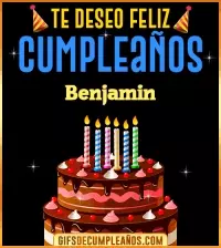 GIF Te deseo Feliz Cumpleaños Benjamin