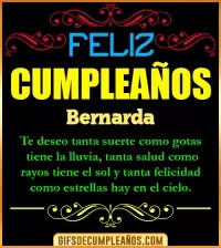 GIF Frases de Cumpleaños Bernarda