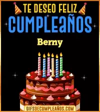 GIF Te deseo Feliz Cumpleaños Berny
