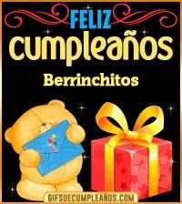 GIF Tarjetas animadas de cumpleaños Berrinchitos