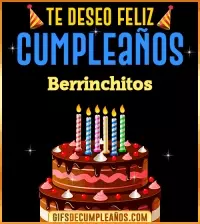 GIF Te deseo Feliz Cumpleaños Berrinchitos