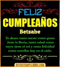 GIF Frases de Cumpleaños Betzabe