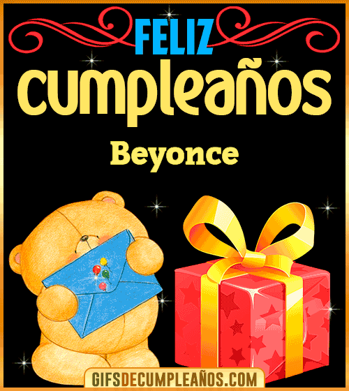 Tarjetas animadas de cumpleaños Beyonce