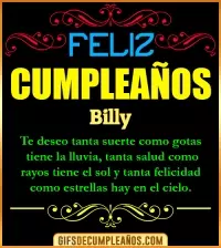 GIF Frases de Cumpleaños Billy