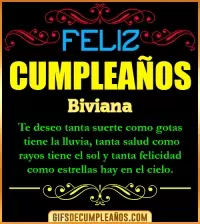 GIF Frases de Cumpleaños Biviana