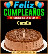 GIF Felicidades en tu día Camila