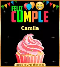 GIF Feliz Cumple gif Camila