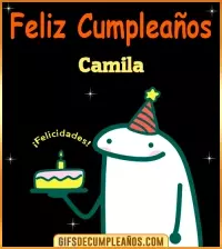 GIF Flork meme Cumpleaños Camila