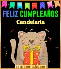 GIF Feliz Cumpleaños Candelaria