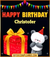 GIF Happy Birthday Christofer