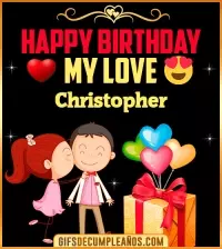 GIF Happy Birthday Love Kiss gif Christopher