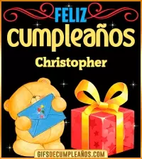 GIF Tarjetas animadas de cumpleaños Christopher