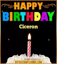 GIF GiF Happy Birthday Ciceron