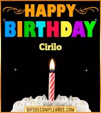 GIF GiF Happy Birthday Cirilo
