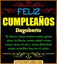GIF Frases de Cumpleaños Dagoberto